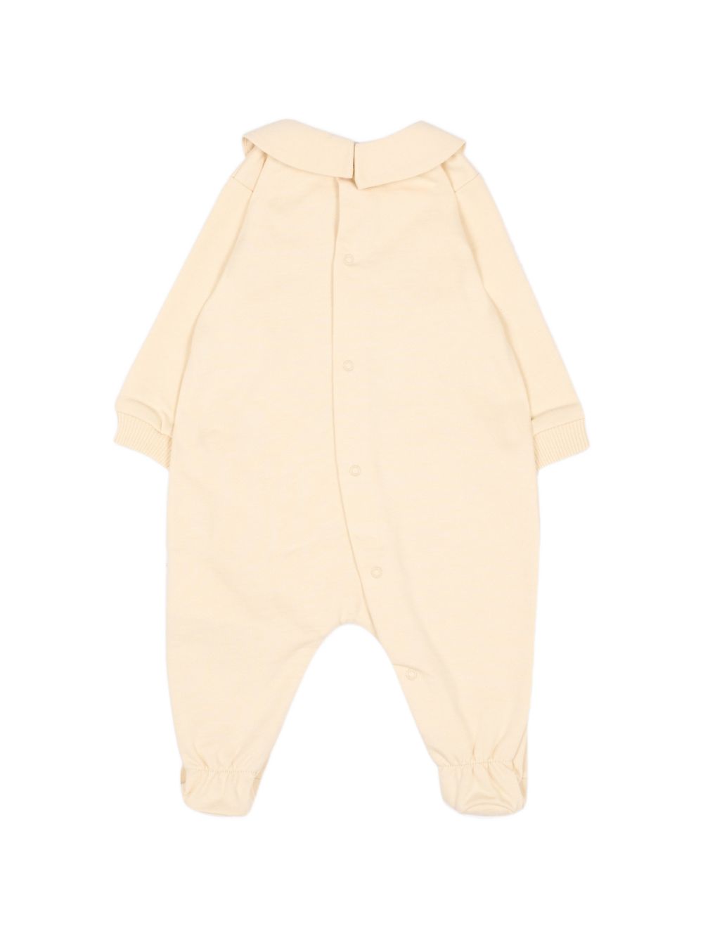 Set tutina, berretto e bavaglino per neonati Moschino Kids beige con stampa Teddy Bear MUY09PLCA40 20404 MOSCHINO KIDS 