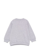 Felpa per neonati Moschino Kids grigia con motivo Teddy Bear MVF060LCA83 60901 MOSCHINO KIDS 