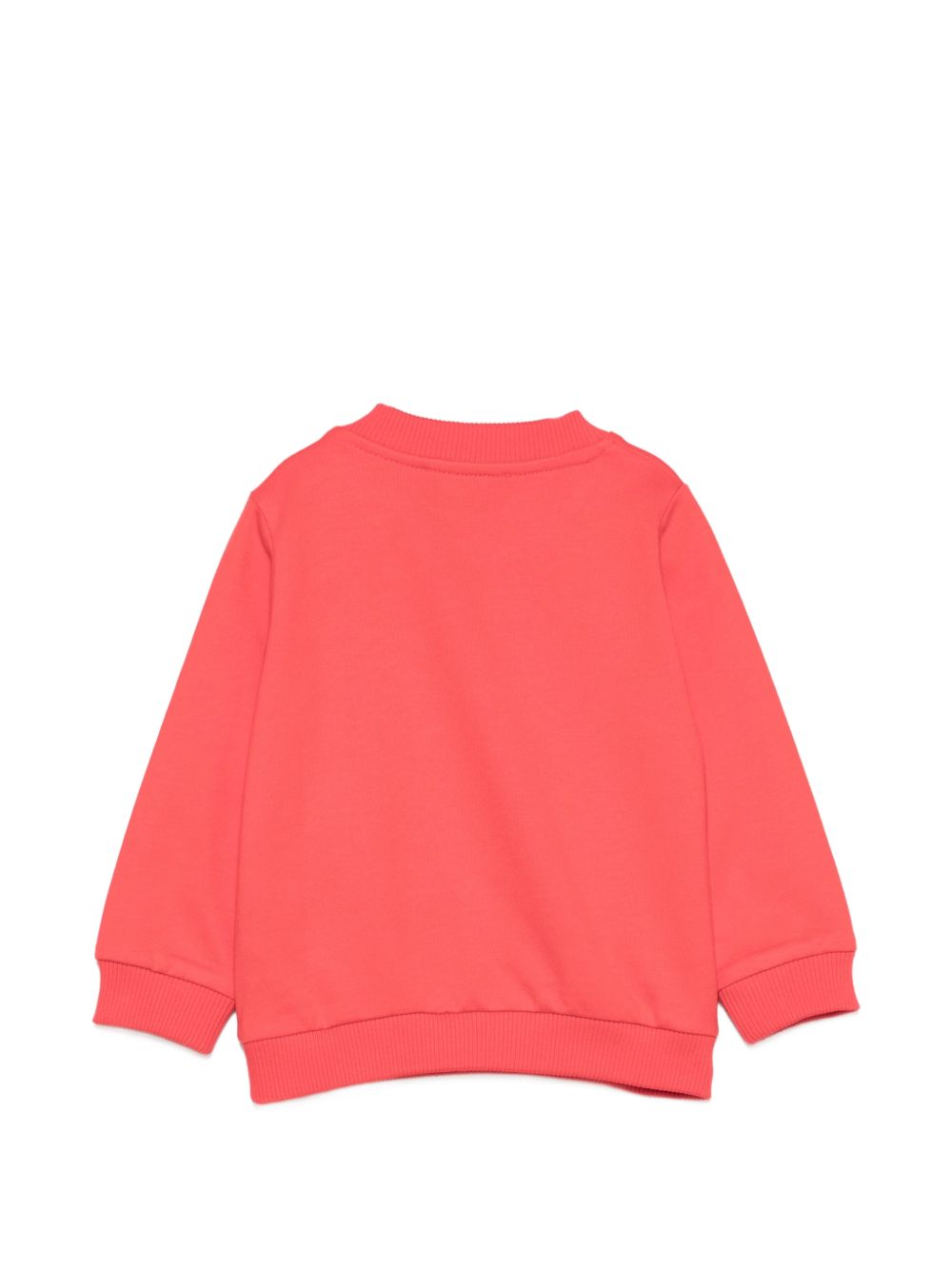 Felpa per neonato Moschino Kids rossa con stampa Teddy Bear con regali di Natale MZF060LCA61 50109 MOSCHINO KIDS 