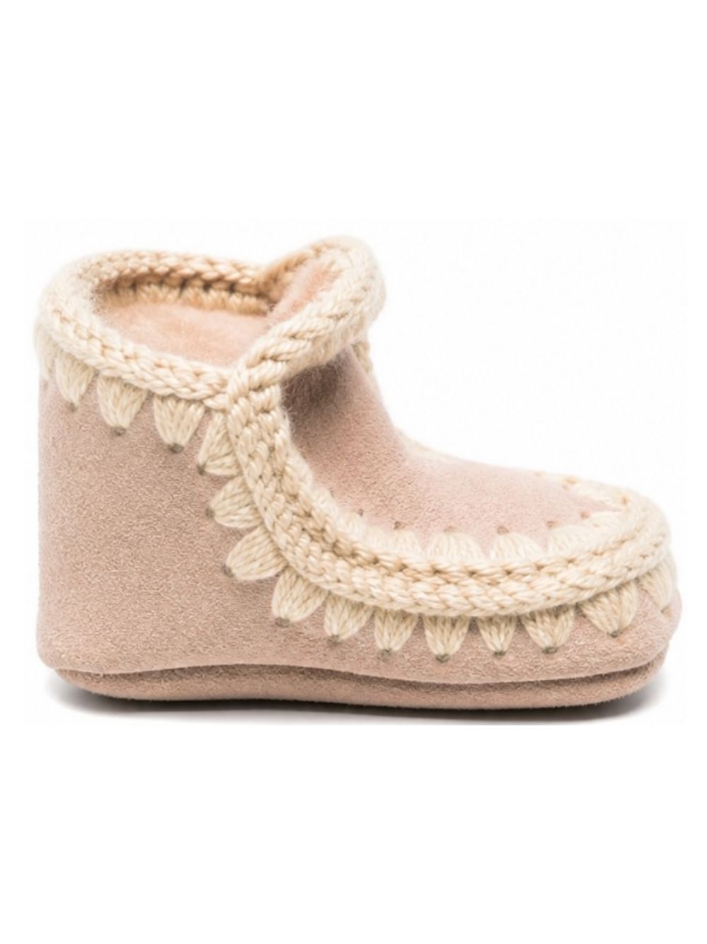 Stivali Eskimo per neonata Mou Kids beige con rifiniture in maglia FI101000A CAM MOU KIDS 