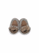 Stivali Eskimo per neonata Mou Kids marrone con orlo con punto festone FI101000A DKST MOU KIDS 