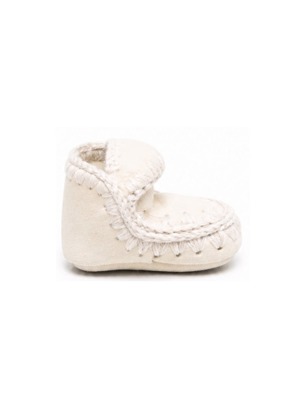 Stivali Eskimo per neonata Mou Kids bianchi con orlo con punto festone FI101000A EGR MOU KIDS 