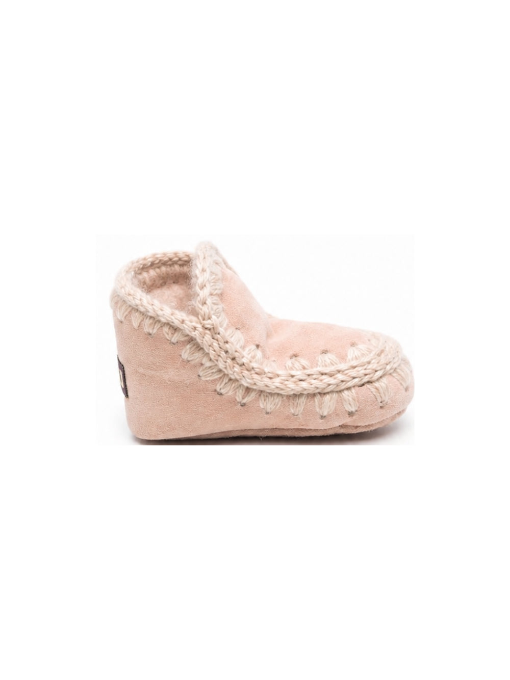 Stivali Eskimo per neonata Mou Kids rosa con orlo con punto festone FI101000A ROBE MOU KIDS 