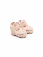 Stivali Eskimo per neonata Mou Kids rosa con orlo con punto festone FI101000A ROBE MOU KIDS 