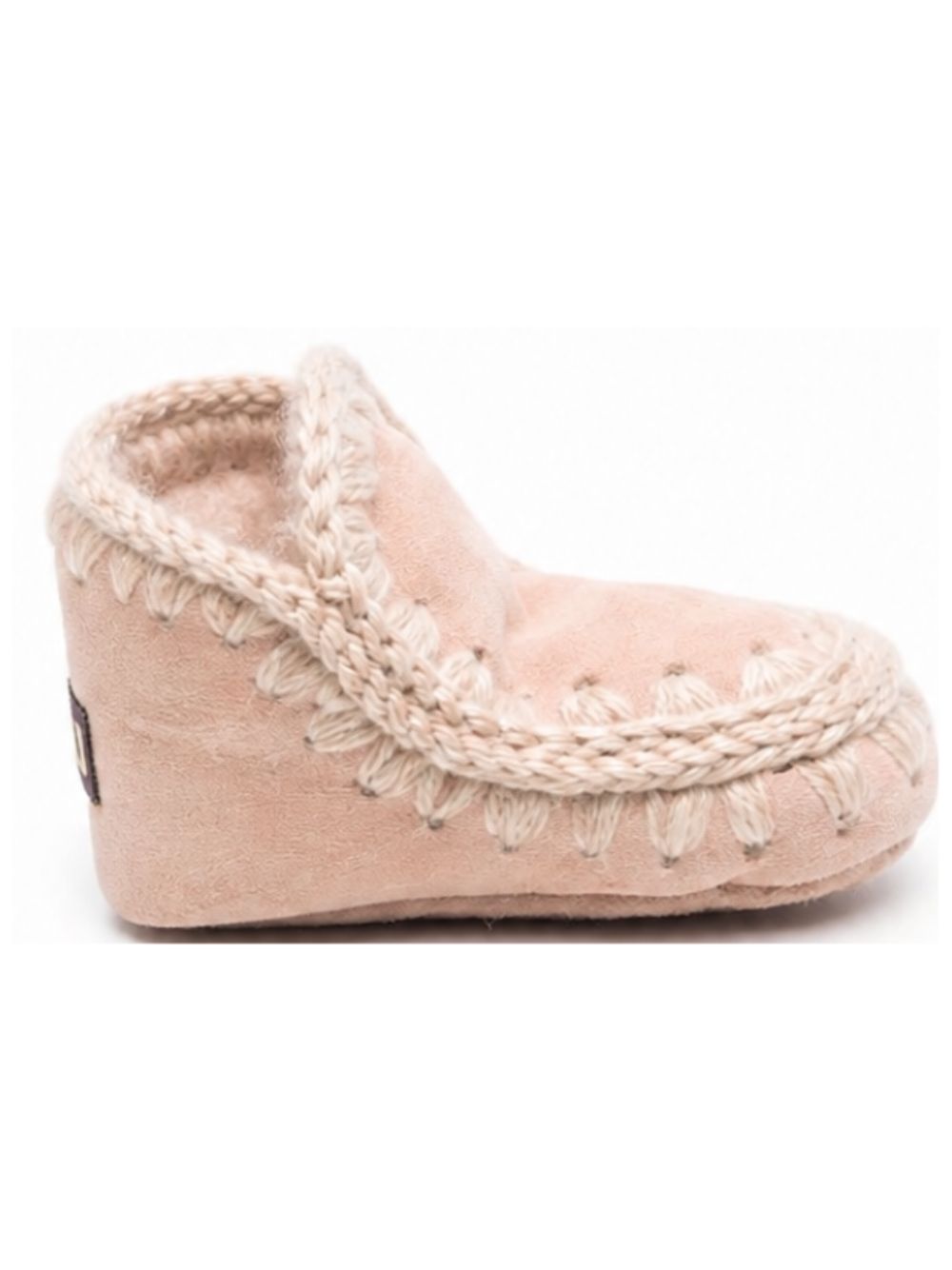 Stivali Eskimo per neonata Mou Kids rosa con orlo con punto festone FI101000A ROBE MOU KIDS 