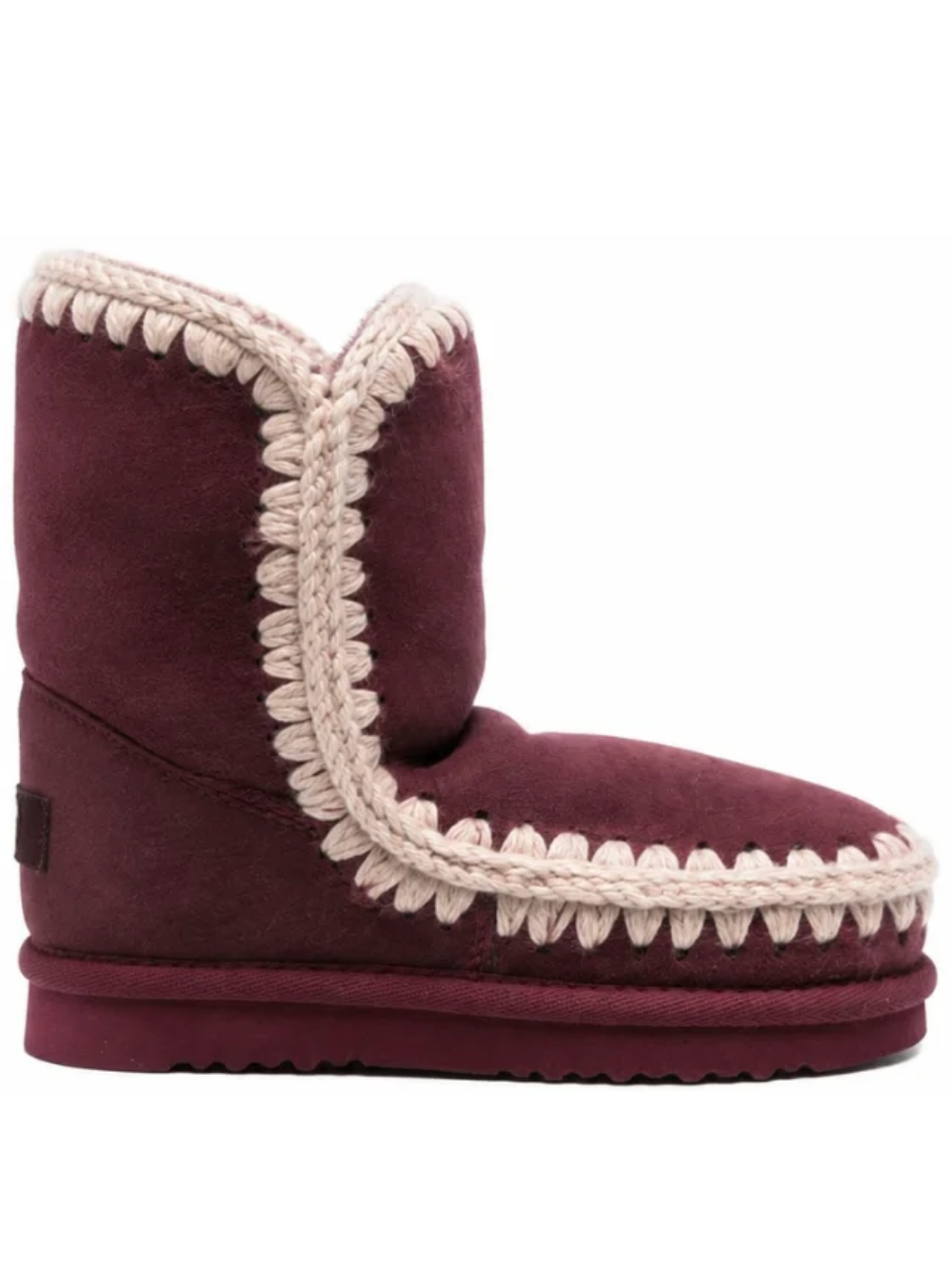 Stivali per bambina Mou Kids bordeaux con rifiniture all'uncinetto FK101000A CAB MOU KIDS 