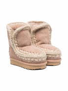 Stivaletti per bambina Mou Kids beige con design senza aperture FK101000A CAM MOU KIDS 