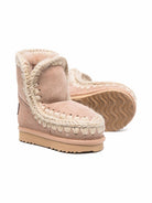 Stivaletti per bambina Mou Kids beige con design senza aperture FK101000A CAM MOU KIDS 