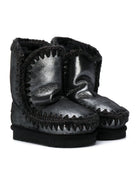Stivaletti Eskimo per bambina Mou Kids neri metallizzati FK101000C MGBLK MOU KIDS 