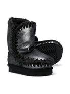 Stivaletti Eskimo per bambina Mou Kids neri metallizzati FK101000C MGBLK MOU KIDS 