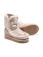 Stivali per bambina Mou Kids rosa chiaro con effetto metallizzato FK101000C MGEGRY MOU KIDS 