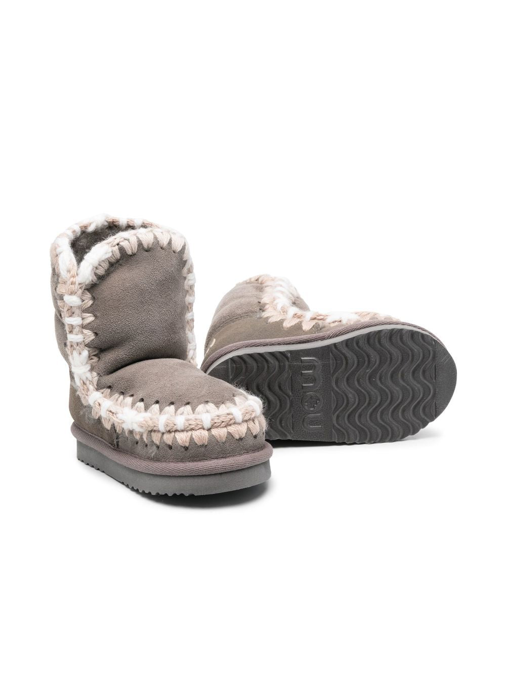 Stivali Eskimo per bambina Mou Kids grigi con fodera in shearling FK101036A NGRE MOU KIDS 