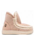 Stivali chunky per bambina Mou Kids beige mandorla con puinta tonda FK111015A CAM MOU KIDS 