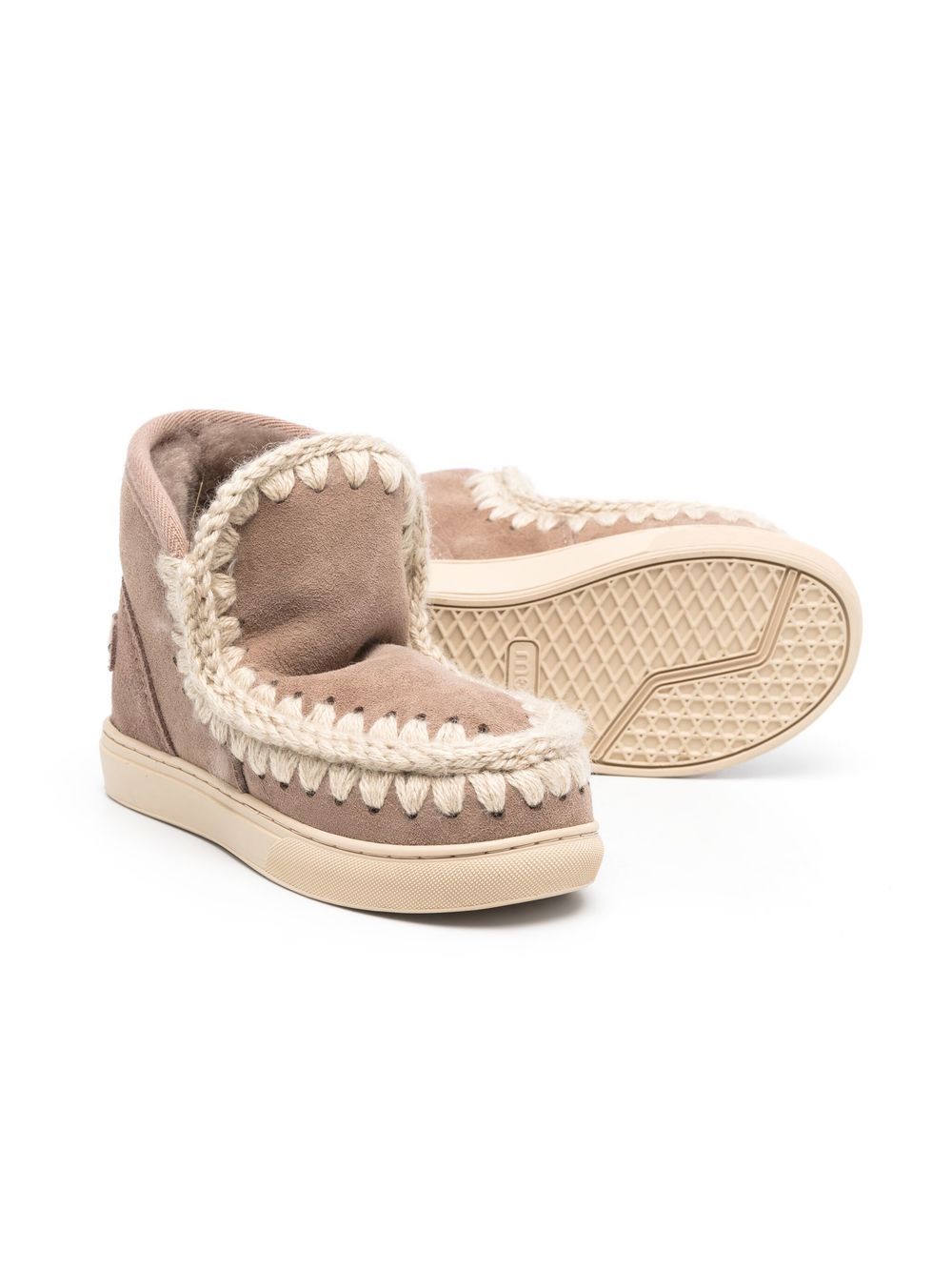 Stivali Eskimo per bambina Mou Kids beige con fodera in shearling FK111015A ELGRY MOU KIDS 