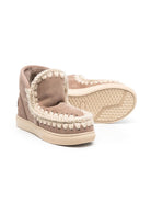 Stivali Eskimo per bambina Mou Kids beige con fodera in shearling FK111015A ELGRY MOU KIDS 