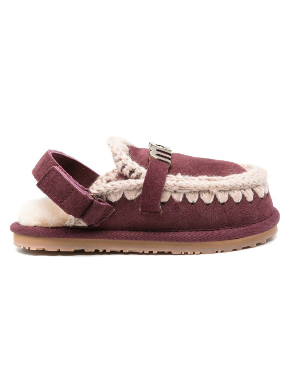 Slippers per bambina Mou Kids borgogna con design slip-on FK161001A CAB MOU KIDS 