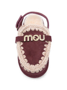Slippers per bambina Mou Kids borgogna con design slip-on FK161001A CAB MOU KIDS 