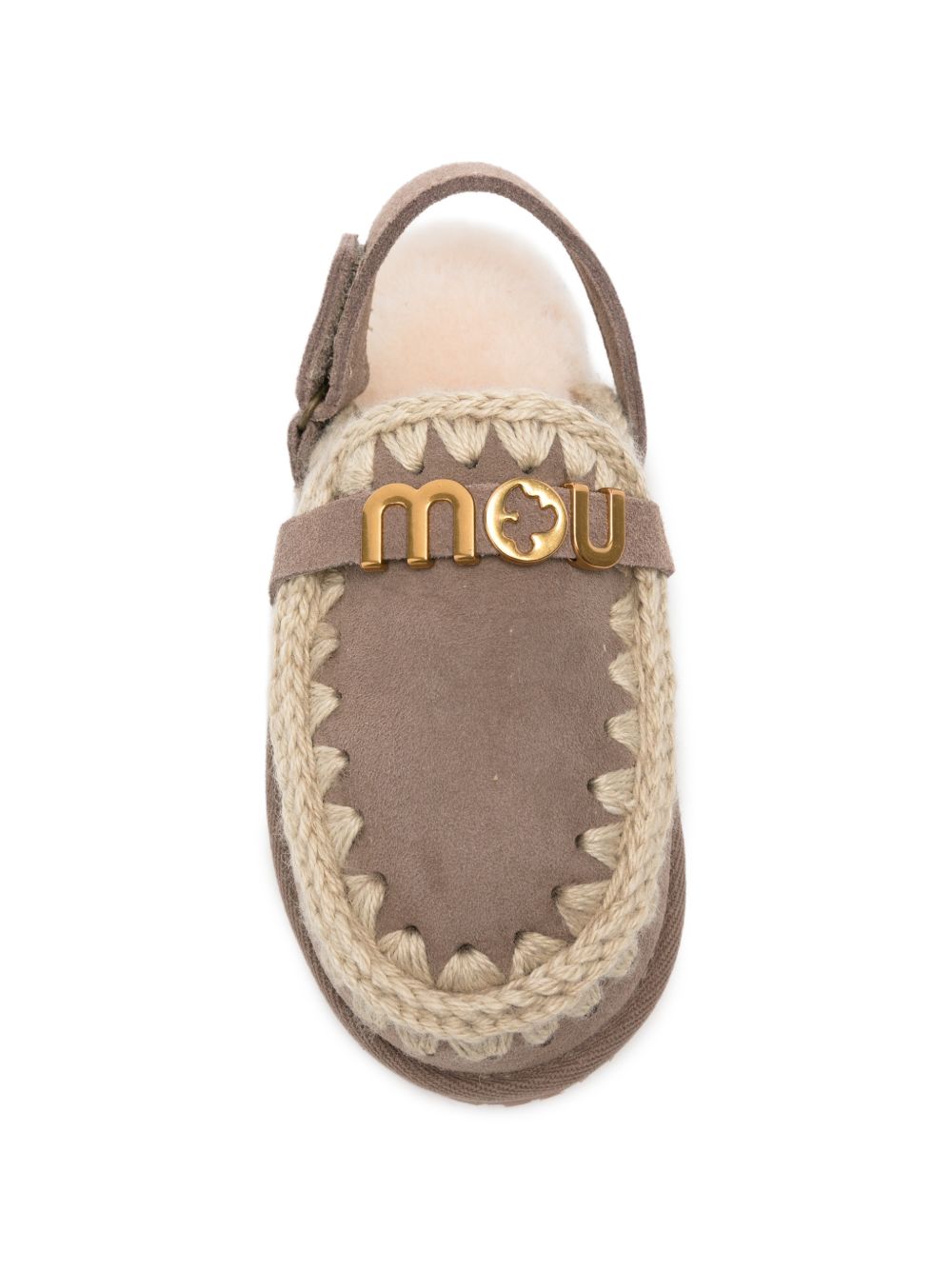 Ciabatte per bambina Mou Kids grigie con finitura scamosciata FK161001A ELGRY MOU KIDS 
