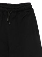 Pantaloni di tuta per bambino MSGM Kids neri con stampa logo F6MSJBFP323 110 MSGM KIDS 