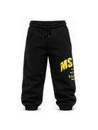 Pantaloni di tuta per bambino MSGM Kids neri con stampa logo F6MSJBFP323 110 MSGM KIDS 