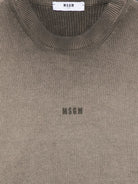 Maglione per bambino Msgm Kids marrone con effetto sfumatura F6MSJBJP317 943 MSGM KIDS 