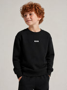 Felpa per bambino Msgm Kids nera con stampa grafica sul retro F6MSJBSW303 110 MSGM KIDS 