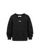 Felpa per bambino Msgm Kids nera con stampa grafica sul retro F6MSJBSW303 110 MSGM KIDS 