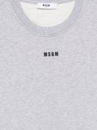 Felpa per bambino Msgm Kids girgia con stampa grafica sul retro F6MSJBSW303 271 MSGM KIDS 