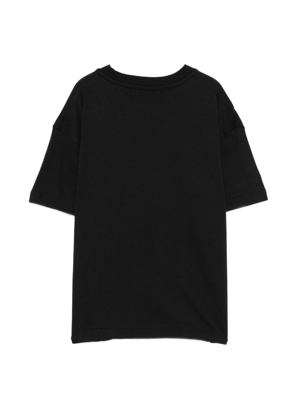 T-shirt per bambino Msgm Kids neracon stampa grafica sul davanti F6MSJBTH239 110 MSGM KIDS 