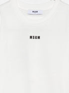 T-shirt per bambino MSGM Kids bianca con stampa grafica sul retro F6MSJBTH245 002 MSGM KIDS 