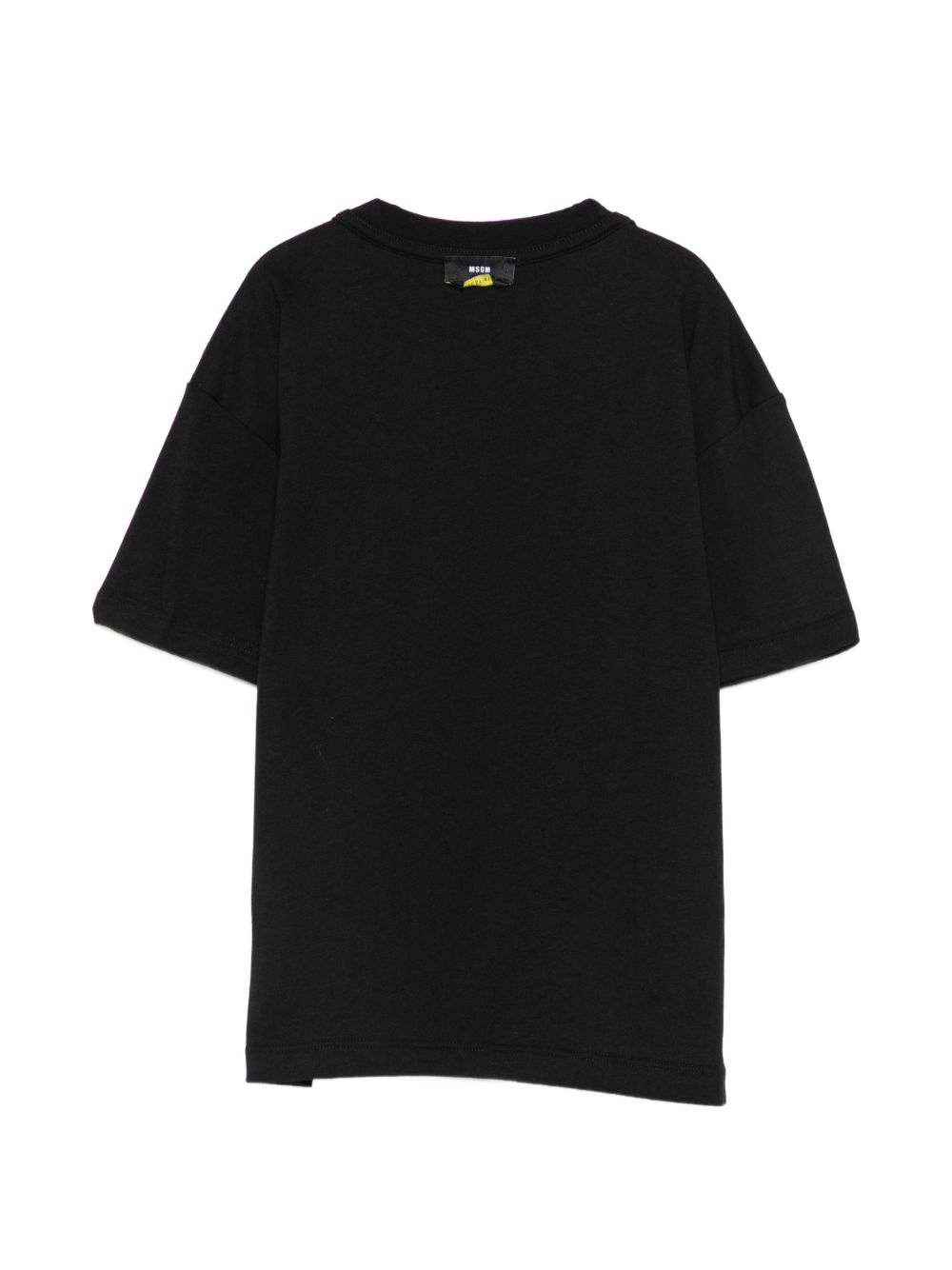 T-shirt per bambino MSGM Kids nera con stampa grafica F6MSJBTH321 110 MSGM KIDS 