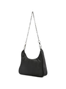 Borsa per bambina Msgm Kids nera con stampa logo F6MSJGBA178 110 MSGM KIDS 