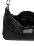 Borsa per bambina Msgm Kids nera con stampa logo F6MSJGBA178 110 MSGM KIDS 