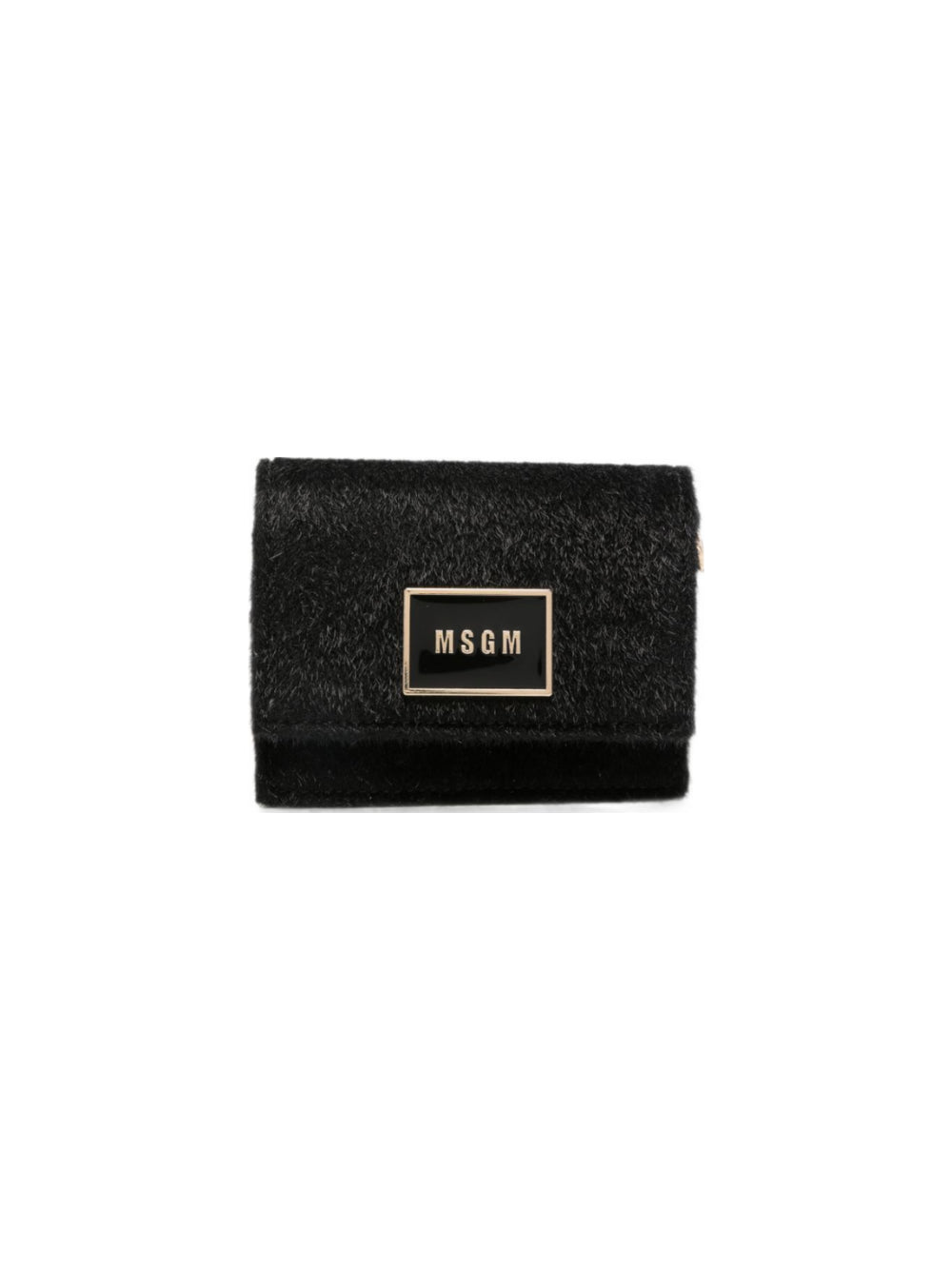 Borsa a tracolla per bambina MSGM Kids nera con dettagli in metallo color oro F6MSJGBA179 110 MSGM KIDS 