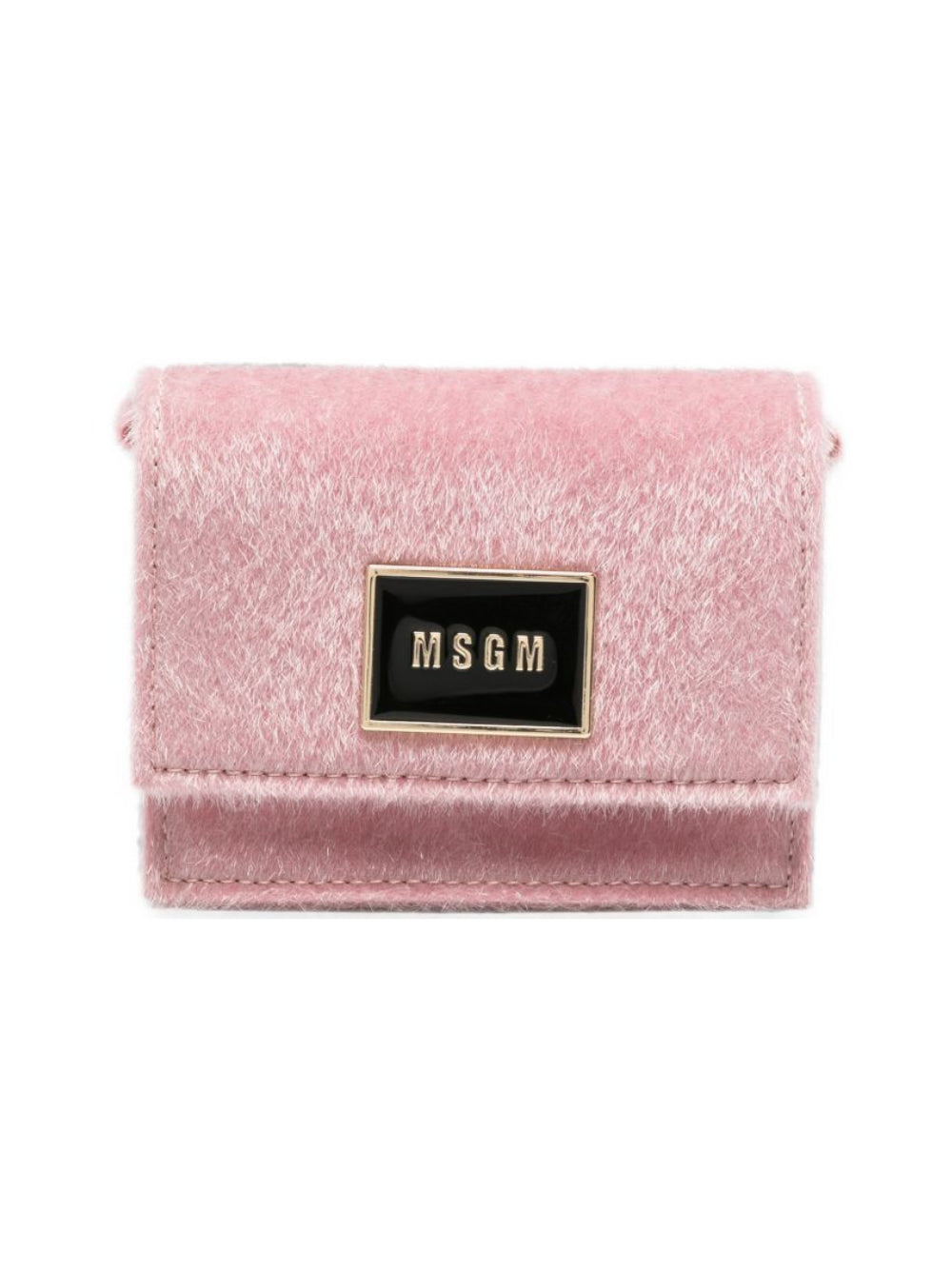 Borsa per bambina Msgm Kids rosa con placca con logo sul davanti F6MSJGBA179 MS090 MSGM KIDS 