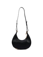 Borsa per bambina Msgm Kids nera con placca con logo F6MSJGBA180 110 MSGM KIDS 