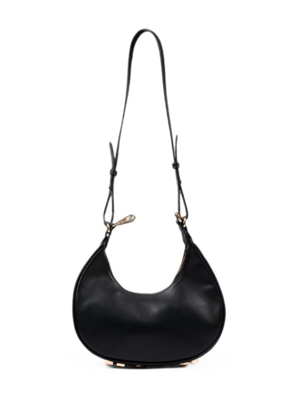 Borsa per bambina Msgm Kids nera con placca con logo F6MSJGBA180 110 MSGM KIDS 