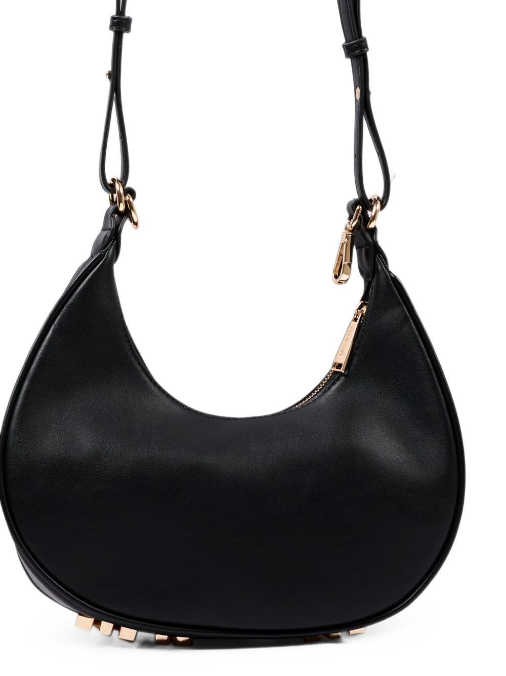 Borsa per bambina Msgm Kids nera con placca con logo F6MSJGBA180 110 MSGM KIDS 
