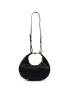Borsa per bambina Msgm Kids nera con placca con logo F6MSJGBA180 110 MSGM KIDS 