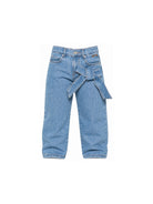 jeans per bambina MSGM Kids azzurro con dettaglio con fiocco F6MSJGDP052 126 MSGM KIDS 