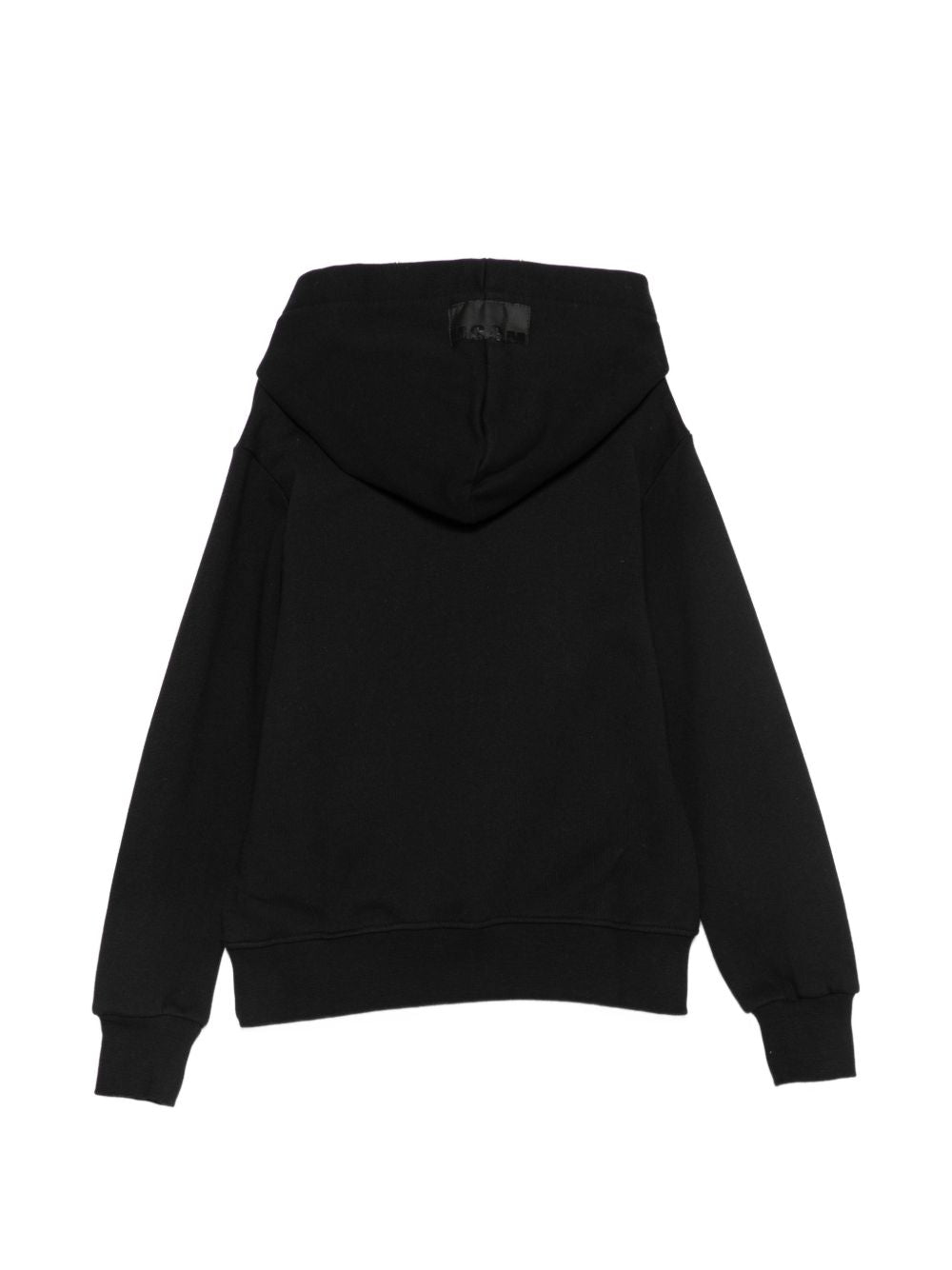 Felpa per bambina Msgm Kids nera con stampa logo sul davanti F6MSJGHS097 110 MSGM KIDS 