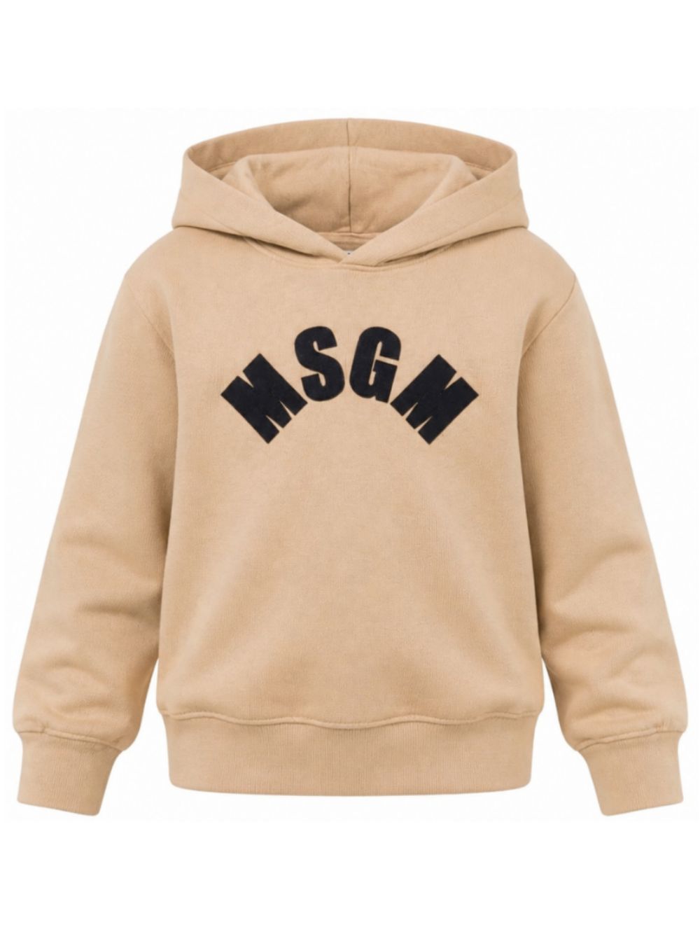 Felpa per bambina Msgm Kids beige con stampa logo sul davanti F6MSJGHS097 MS030 MSGM KIDS 