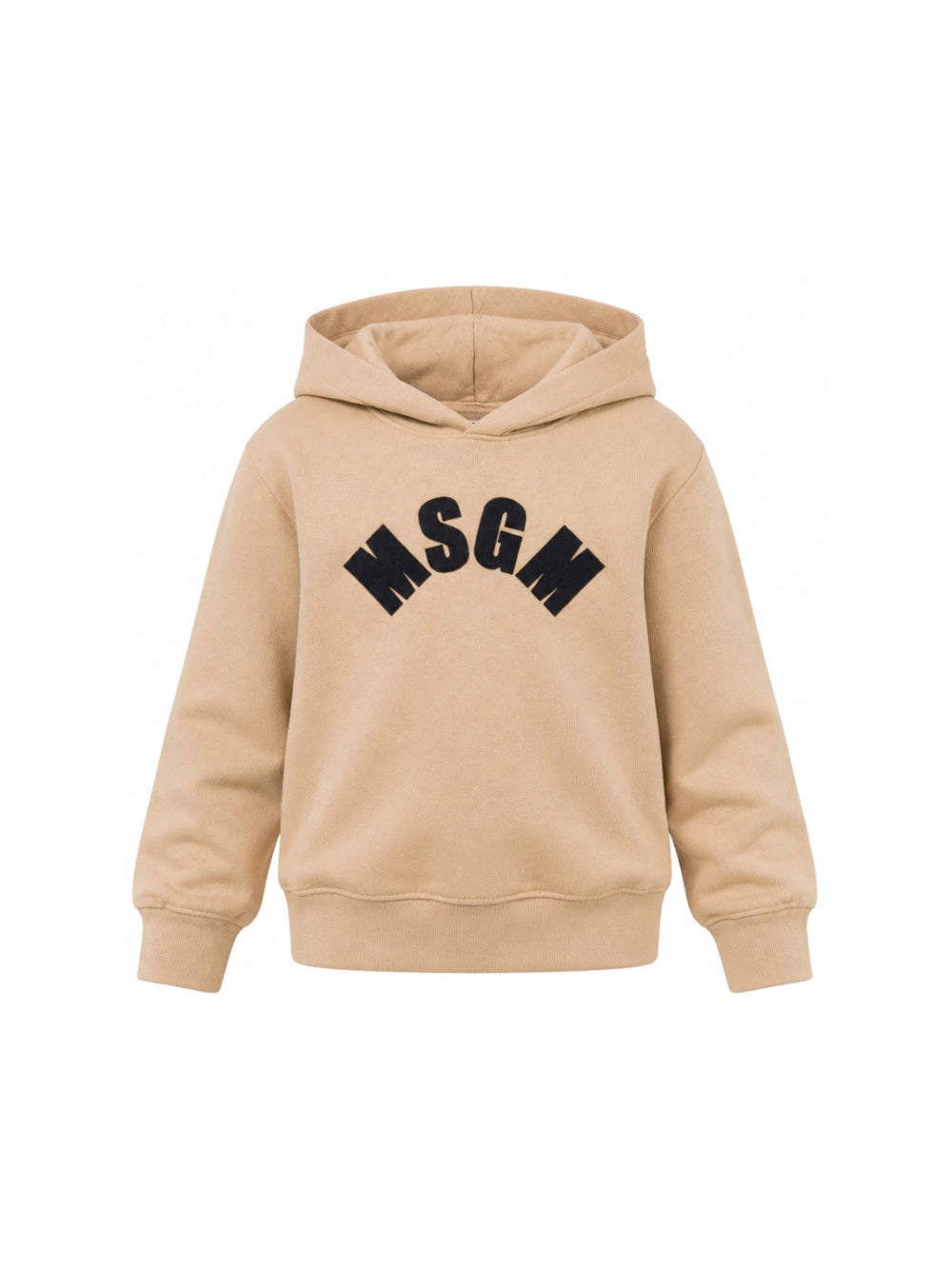Felpa per bambina Msgm Kids beige con stampa logo sul davanti F6MSJGHS097 MS030 MSGM KIDS 