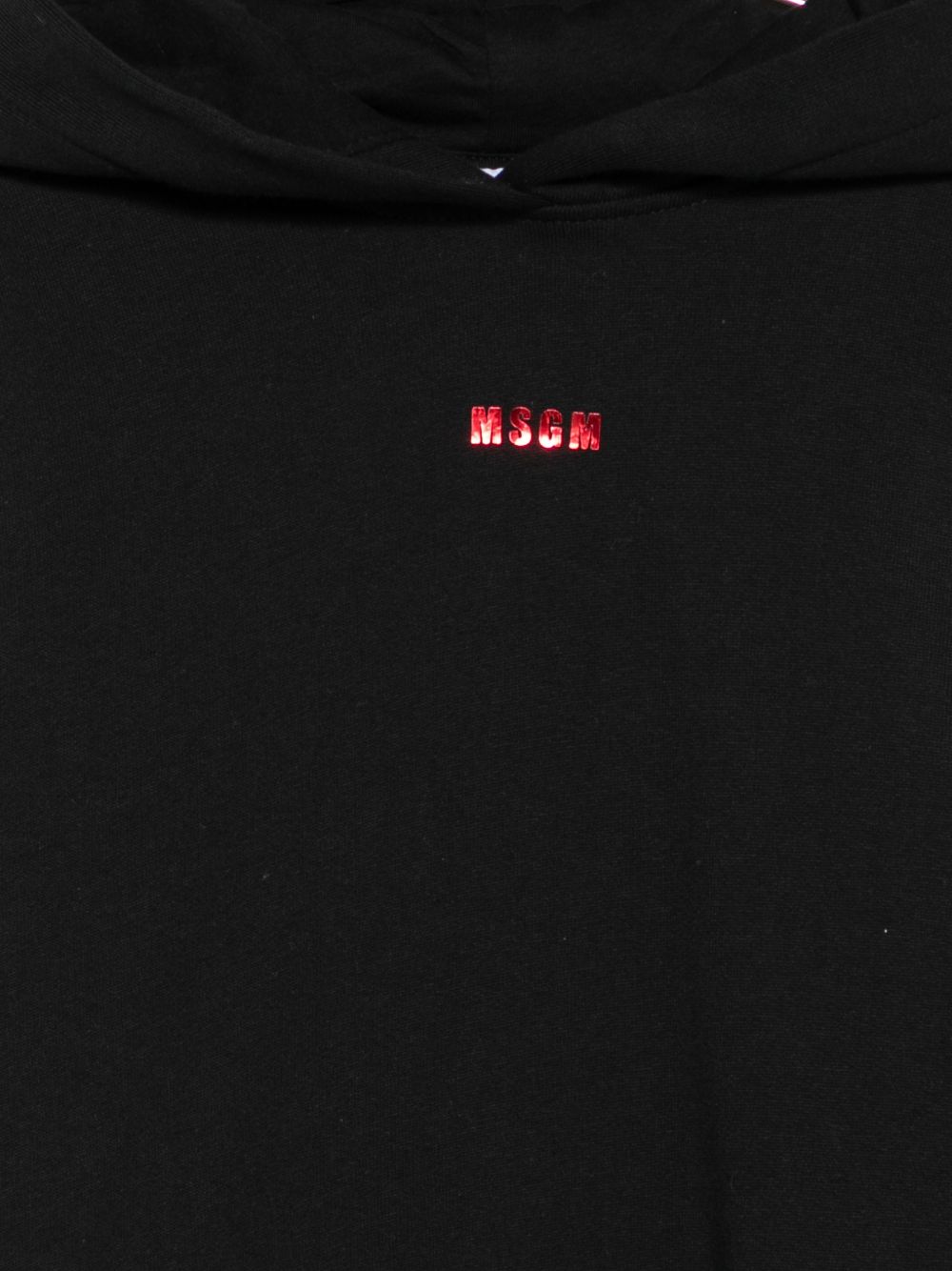 Felpa per bambina Msgm Kids nera con stampa logo sul davanti F6MSJGHS122 110 MSGM KIDS 