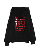 Felpa per bambina Msgm Kids nera con stampa logo sul davanti F6MSJGHS122 110 MSGM KIDS 