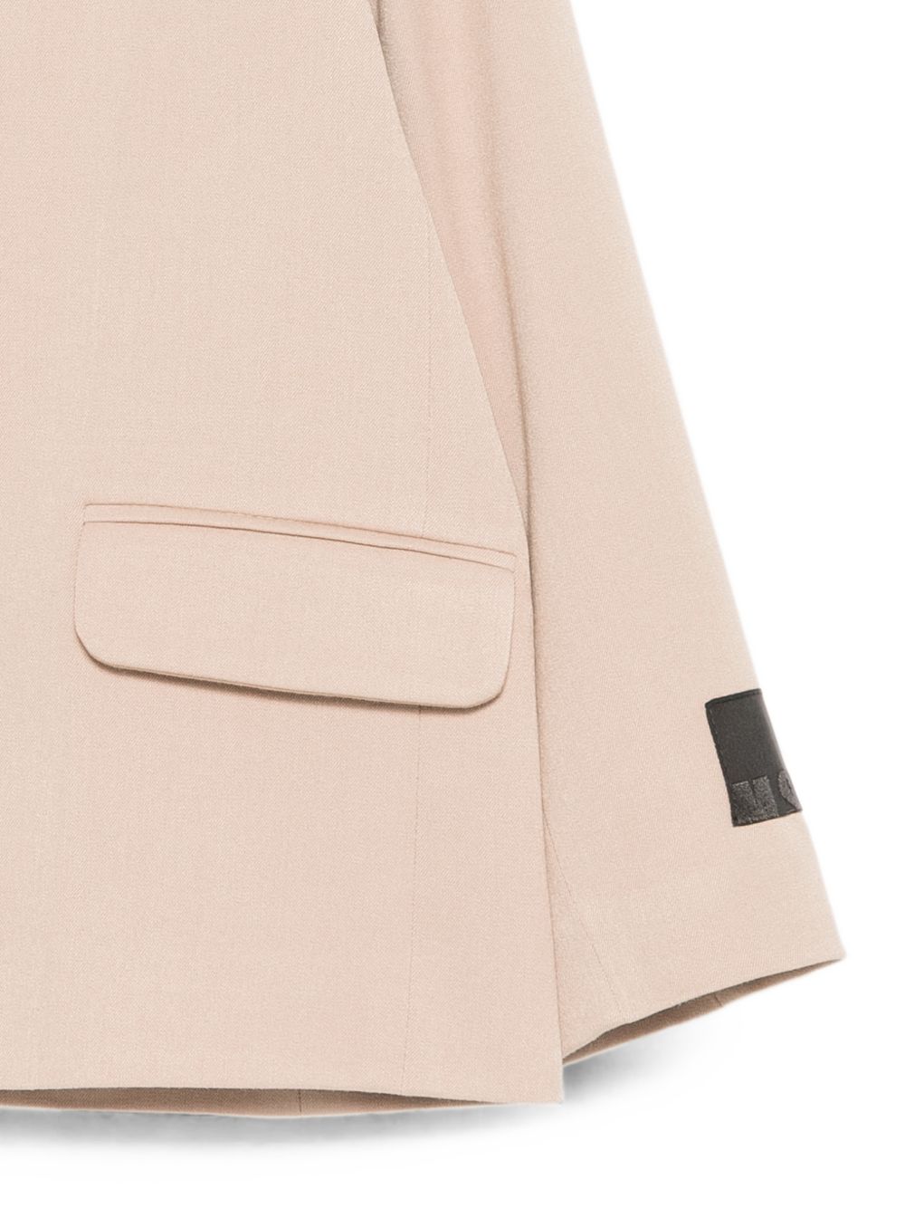 Giacca per bambina MSGM Kids beige con chiusura frontale con bottoni F6MSJGJK100 MS030 MSGM KIDS 
