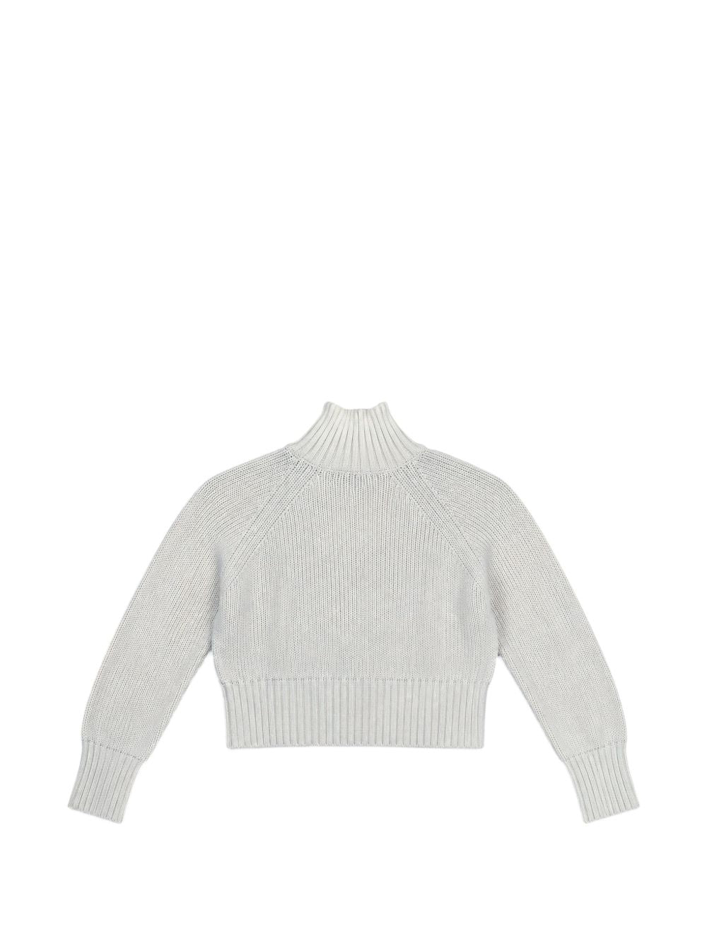 Maglione per bambina Msgm kids bianco crema con stampa logo sul davanti F6MSJGJP207 013 MSGM KIDS 