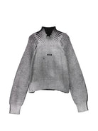 Maglione per bambina Msgm Kids grigio con logo ricamato sul davanti F6MSJGJP207 110 MSGM KIDS 