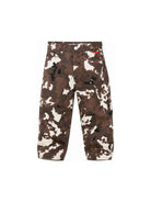 Pantaloni per bambino MSGM Kids camouflage multicolore logo ricamato sul davanti F6MSJGPA053 MS097 MSGM KIDS 