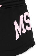 Gonna per bambina MSGM Kids nera con stampa logo F6MSJGSK033 110 MSGM KIDS 